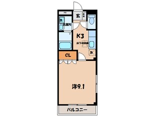 シャトー東浦の物件間取画像